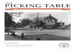 PICKING TABLE - Practical Solutions for  · PDF filevein 0.8 inch (2.2 cm) ... FOMS, NJESA, and the museums’ staff working long hours, ... THE PICKING TABLE, The Picking Table.,