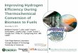 Improving Hydrogen Efficiency During Thermochemical ... · PDF filePresentation_namefor the U.S. Department of Energy Overview ... Microbial fuel cell with improved anode. Acknowledgements