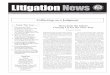 Litigation News - Scott · PDF fileLitigation News. Note from the Chair: Gearing Up for the New Year. by Kasey D. Huebner. Happy New Year and welcome to 2013’s first issue of . Litigation