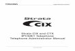 Strata CIX and CTX IPT/DKT Telephone Administrator Manual · PDF fileTelephone Administrator Manual. ... DO NOT INSTALL, ... other than normal use and maintenance conditions, (b)