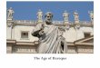 The Age of Baroque - Carleton University · PDF fileFrancesco Borromini Alexander VII Grand Tour. Commedia dell’Arte Venice Zanni ... F oven vs . UNIVERSALE CRITICO-ENCICLOPED1co