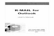 R-Mail for Outlook · PDF file•Go to the R-MailR-Mail for Outlook Main Panel page to learn the for Outlook panels and controls