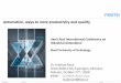 Automation, ways to more productivity and quality - festo.ir · PDF fileFesto AG&Co KG, Esslingen, Germany Teheran, October 27th, 2009 ... FEC systems • Since 2001:electrical actuators