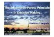 The Edgeworth-Pareto Principle in Decision Making - · PDF fileThe Edgeworth-Pareto Principle in Decision Making Vladimir D. Noghin Saint-Petersburg State University Russia URL: dgmo-2006