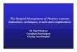 The Surgical Management of Pituitary tumours … Surgical Management of Pituitary tumours Indications, techniques, results and complications ... – Sphenoid sinus anatomy ... –
