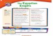 The Egyptian Empiremrscouris.weebly.com/uploads/1/0/4/3/10436364/chapter_2_section_3.pdfThe Hyksos were mighty warriors. They crossed the desert in horse-drawn chariots and used weapons