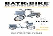 User Manual - Trikes 2011- Issue 1 - · PDF filemodel:- trike 16 trike 20 serial number:- purchase date:- day month year / / important please read this manual fully prior to assembly