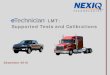 eTechnician™ LMT: Supported Tests and Calibrations LMT Support… · eTechnician™ LMT Supported Tests and Calibrations 1 LMT . Light and Medium Truck (LMT) Dodge/RAM Vehicles