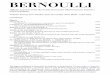 Ofﬁcial Journal of the Bernoulli Society for Mathematical ... · PDF fileOfﬁcial Journal of the Bernoulli Society for Mathematical Statistics and Probability Volume Twenty Two