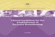 Clinical Guidelines for the Establishment of Exclusive ... LACTATION CONSULTANT ASSOCIATION Clinical Guidelines for the Establishment of Exclusive Breastfeeding June 2005