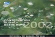CONSERVATION SCIENCE IN THE RSPB report 2002... · Conservation Science in the RSPB, 2002 ... suggest remedial solutions to improve the ... conservation action. Anglian Water