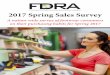 2017 Spring Sales Survey - FDRAfdra.org/wp-content/uploads/2017/04/2017-Spring-Footwear-Sales...2017 Spring Sales Survey A nation-wide survey of footwear consumers on their purchasing