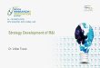Strategy Development of R&I · PDF fileMentor’s Edge Ravi Kikan, ... (M&A) • Increased importance of financial community ... Pharma# Fine#/#Specialty# chemicals#