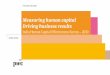 Measuring human capital Driving business results - PwC · PDF fileMeasuring human capital Driving business results ... evidence the alignment of HR activities to business strategy