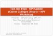 Tips and traps - KPI Update (Career Colleges Ontario KPI ... Rose Leong - KPI... · Presenter : Edmund Leong, CPA, CA Tator, Rose and Leong, Chartered Accountants Toronto - September