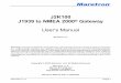 J2K100 J1939 to NMEA 2000 Gateway 1.4 Page 1 1 Introduction Congratulations on your purchase of the Maretron J1939 to NMEA 2000 Gateway (J2K100). Maretron has designed and built your