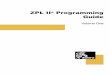 ZPL IIﬁ Programming Guide - TracerPlus · PDF fileiv ZPL II Programming Guide Volume One Table of Contents ^B5