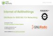 Internet of #allthethings GNURadio for IEEE 802.15.4 ... · PDF fileZigBee - requires ... (APS) Receiver Energy Detection (ED) often called Received Signal Strength Indicator (RSSI)