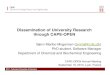 Dissemination of University Research through … of University Research through CAPE-OPEN ... – An Aspen Plus User Model for CPA ... – But many researchers use FORTRAN with global
