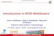 Introduction to RFID Middleware - Aspire Wikiwiki.aspire.ow2.org/.../Main/Services/RFID_Middleware_Introduction.pdf · FP7 ASPIRE Project RFID Training Introduction to RFID Middleware