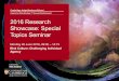 2016 Research Showcase: Special Topics Seminar Research Showcase: Special Topics Seminar Monday 20 June 2016, ... damage from electromagnetic flux ... Logic Bomb US Cyber Blackout