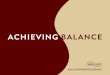 ACHIEVING BALANCE - Sargento · PDF fileACHIEVING BALANCE. 2015 CORPORATE REPORT. ... There were many organizational changes and improvements in 2015 that helped . ... cheese to Italy