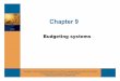 Chapter 9kennisbanksu.com/wp-content/uploads/2016/03/Budgeting-systems.pdf · Chapter 9 Budgeting systems. ... cash budgets and the capital expenditure budget ... Thorne & Hilton