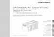 YASKAWA AC Drive-V1000 - Lakewood Automation Man… · YASKAWA AC Drive-V1000 Compact Vector Control Drive Technical Manual MANUAL NO. SIEP C710606 18E ... MEMOBUS/Modbus Serial Communication.....210