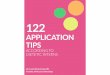 APPLICATION TIPS - All Access Internshipsallaccessinternships.com/blog_uploads/122 Application Tips from... · APPLICATION TIPS ACCORDING TO DIETETIC INTERNS. ... a waitress. I was
