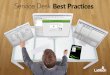 Service Desk Best Practices - thinkhdi.com/media/HDICorp/Files/White-Papers/whtppr... · 2 Oftentimes, the terms service desk and help desk are used interchangeably; however, they