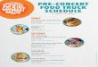 PRE-CONCERT FOOD TRUCK SCHEDULE - Chateau Ste. Michelle · PDF fileThe Gipsy Kings Featuring Nicolas Reyes and Tonino Baliardo Friday, September 1 ... PRE-CONCERT FOOD TRUCK SCHEDULE
