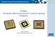 ATMEL Available Microprocessors and On going Projectsmicroelectronics.esa.int/mpsa/MPSA_MP_Atmel.pdf · Projects Guy Mantelet guy.mantelet@.atmel.com. ... 0.6µm RTP CMOS technology
