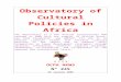 Observatory of Cultural Policies in Africaocpa.irmo.hr/activities/newsletter/2010/OCPA_News_No245... · Web view * We wish to promote interactive information exchange within Africa