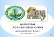MUNICIPAL AGRICULTURIST OFFICE - Itogon AGRICULTURIST OFFI… · Office of the Provincial Agriculturist: 1. Judith Ponte(Tinongdan) * > Availed 3 units coffee pulper awarded to Ampucao