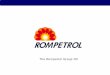 The Rompetrol Group NV - Rompetrol · PDF file2005 - Record financial results with net profit ... • The petrochemical plant (SC Rompetrol ... in 2006 will boost production to 300,000mt/year