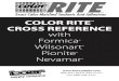 COLOR RITE CROSS REFERENCE with Formica … 800-BUY-BAER (289-2237) Fax: 888-558-2237 COLOR RITE™ CROSS REFERENCE with Formica ® Wilsonart ® Pionite ® Nevamar ® ny