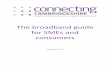 The broadband guide for SMEs and consumers … · The broadband guide for SMEs and ... work from home to improve their work-life balance. 4 ... still have a way to go in embracing