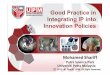 Good Practice in Integrating IP into Innovation · PDF fileproduction Natural Rubber -Malaysia ... Heveawood Products Other Rubber Malaysian export earnings from natural rubber 