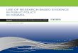 USE OF RESEARCH-BASED EVIDENCE IN PUBLIC POLICY …mria-arim.ca/sites/default/uploads/files/MRIA - Research-Based... · May 2015 Use of Research-Based Evidence in Public Policy in