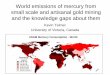 World Emissions of mercury from small scale gold … emissions of mercury from small scale and ... Interviewing miners and gold merchants who buy or sell ... World Emissions of mercury