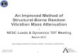 An Improved Method of Structural-Borne Random Vibration Mass · PDF file · 2013-01-27An Improved Method of Structural-Borne Random Vibration Mass Attenuation- ... Acceleration Calculation