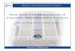 New York City Department of Citywide Administrative Services · PDF fileNew York City Department of Citywide Administrative Services ... whether the New York City Department of Citywide