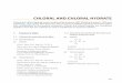 CHLORAL AND CHLORAL HYDRATE - IARC · PDF fileanalysis of chloral hydrate in water are identified ... Only one epidemiological study has exam-ined risk of cancer in humans exposed