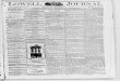 LOWELL JOURNAL - Lowell Ledger Archivelowellledger.kdl.org/Lowell Journal/1873/09_September/09-17-1873.pdf · LOWELL JOURNAL Oflloe In Graham's Blook—2d floor. Liberty and Union--One