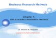 Chapter 4: The Business Research Process - Dr. … business opportunity is a situation that makes some potential competitive advantage possible. A business problem is a situation that