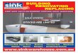 BuILDING RENOVATING - The Sink Warehouse: Bathroom ... · PDF fileBuILDING RENOVATING oom Kitchen y REPLACING ... by Luisina France by Astracast UK by Luisina France CAN BE TOP OR