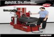 Auto34S Tire Changer - Hunter · PDF fileSafely secures wheel through hub Speeds clamping process Quick Clamp ... The Auto34S tire changer comes equipped to handle virtually all common