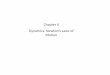 Chapter Dynamics: Newton’s Laws Motion - Universiti …zuhairusnizam.uitm.edu.my/lecture notes/phy093-chapte… ·  · 2010-09-034‐4 Newton’s Second Law of Motion Force is