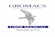 GROMACSftp.gromacs.org/manual/manual-4.5.4.pdf · v GROMACS is Free Software The entire GROMACS package is available under the GNU General Public License. This means it’s free as