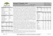 Avanti Feeds Ltd Absolute : Relative : Overweight LONG ...bsmedia.business-standard.com/_media/bs/data/market...Avanti Feeds Limited’s (AFL) annual report for FY17. Key takeaways: